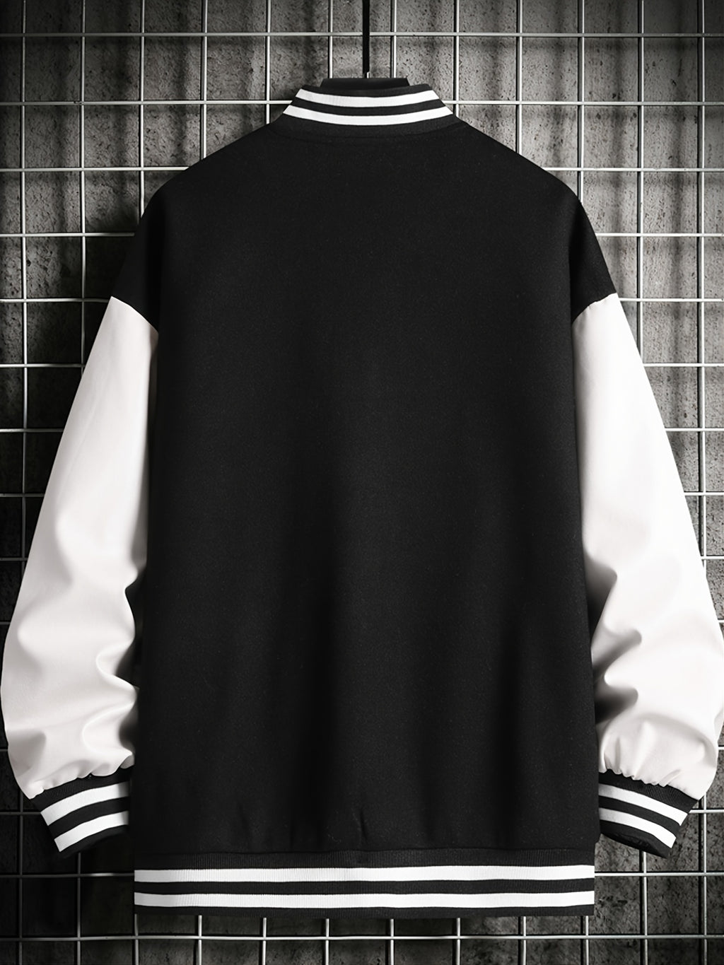 Men's Letter B Casual Street Multi-Pattern Jacket