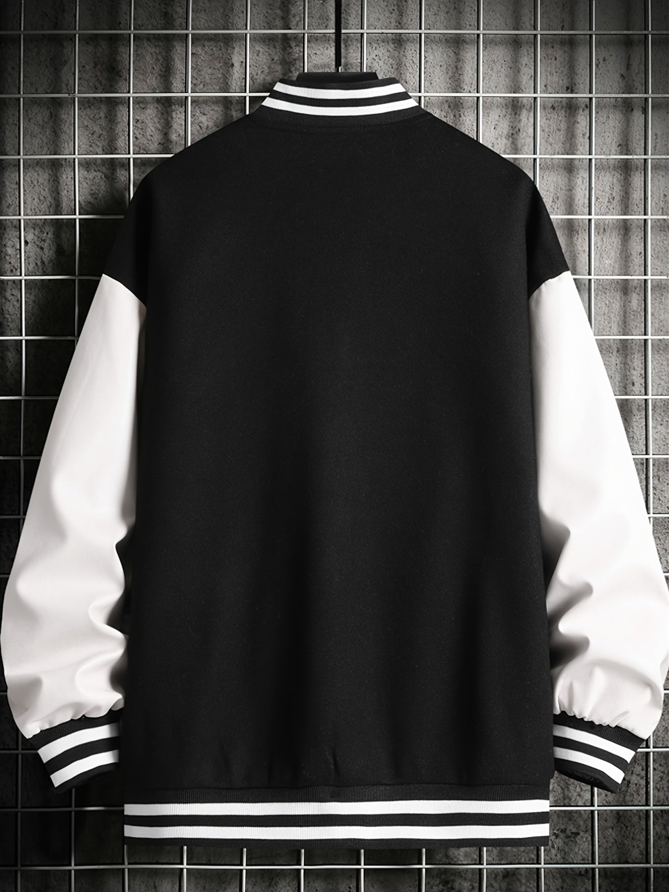 Men's Letter B Casual Street Multi-Pattern Jacket