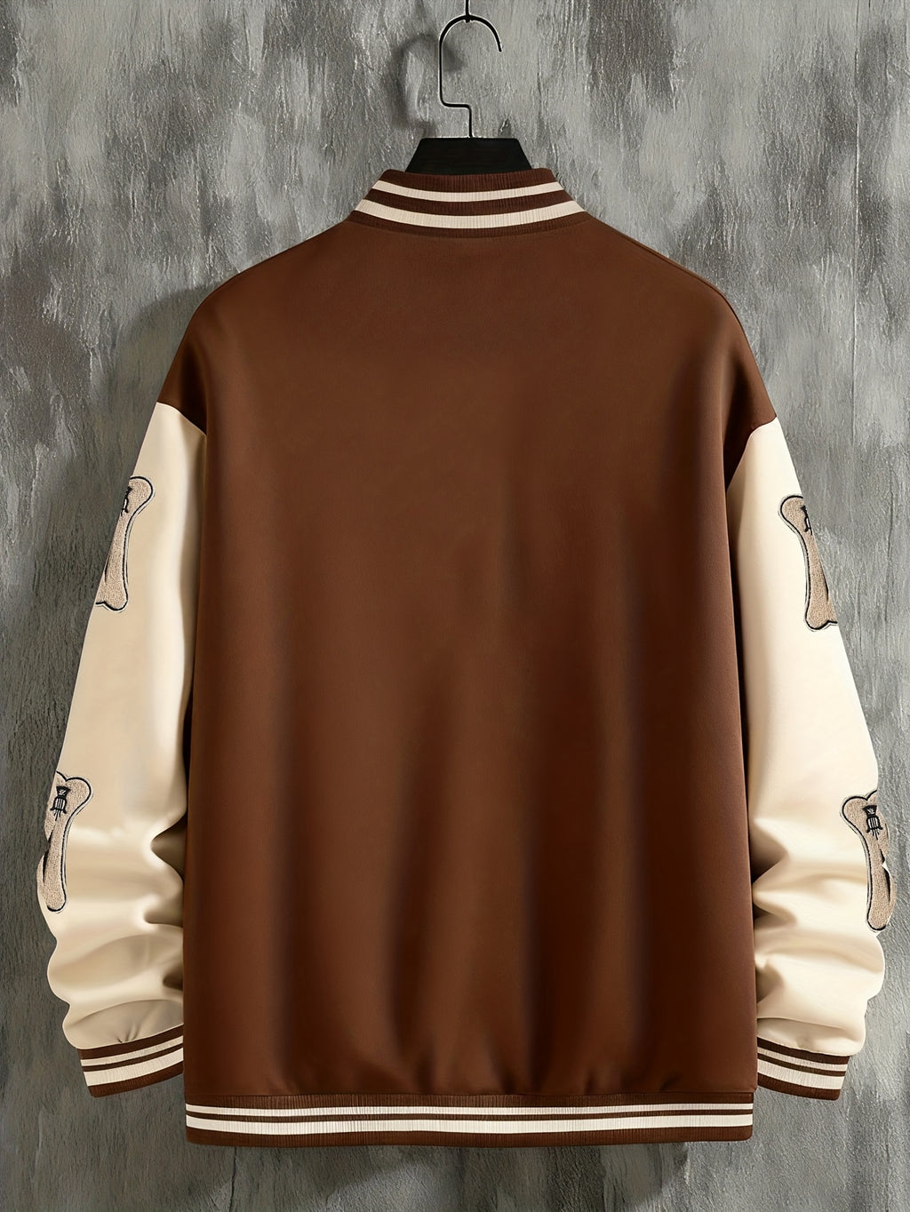 Men's Letter B Casual Street Multi-Pattern Jacket