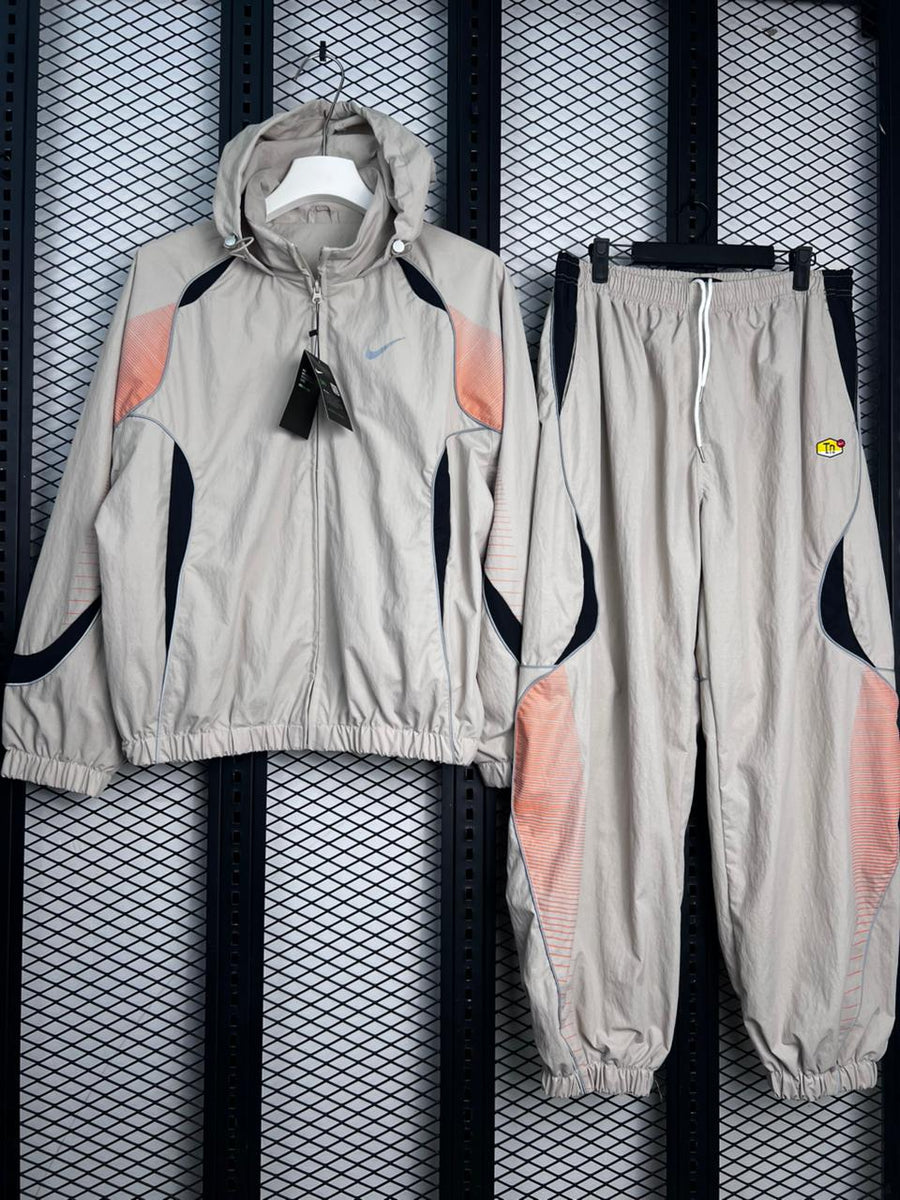 Hooded Windbreaker Tracksuit Set – Inspired by Nike
