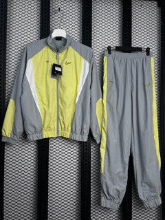 Colour-Block Zip-Up Tracksuit Set – Inspired by Nike