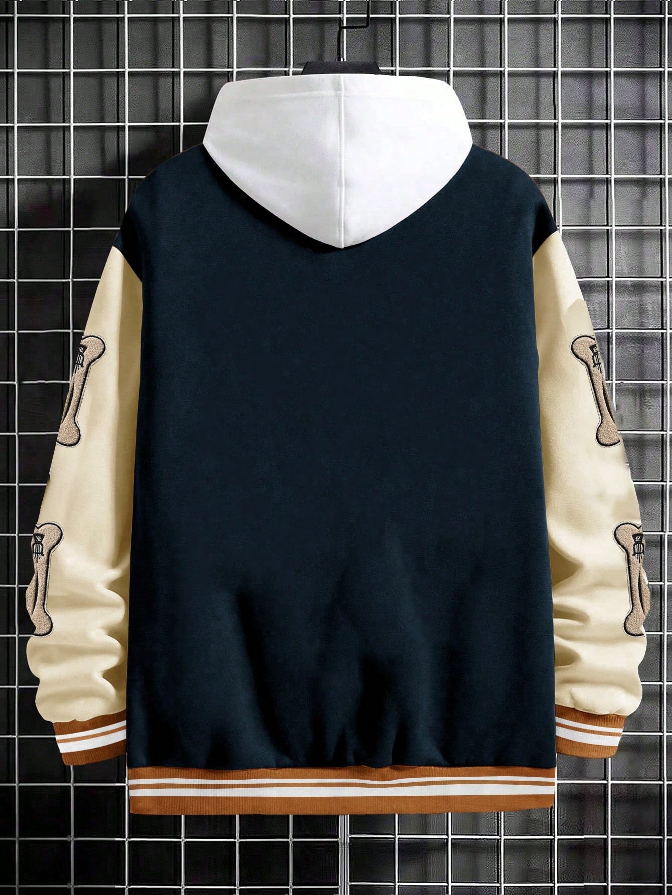 Men's Letter B Casual Street Multi-Pattern Jacket