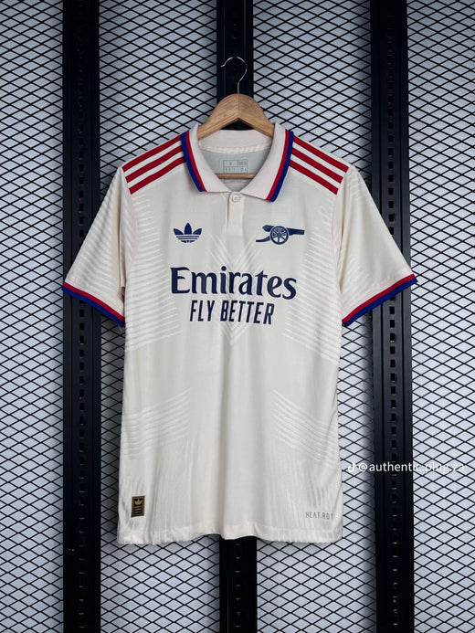 Arsenal Soccer Jersey - White & Multicolour