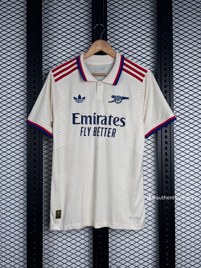 Arsenal Soccer Jersey - White & Multicolour