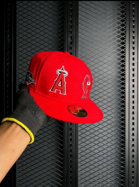 New Era LA Angels 59FIFTY Fitted Cap - Red