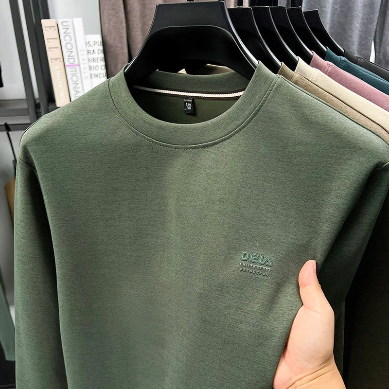 Men's Cotton Long Sleeve T-Shirt