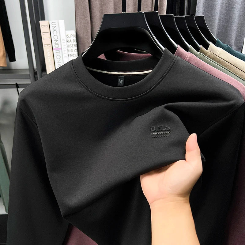 Men's Cotton Long Sleeve T-Shirt