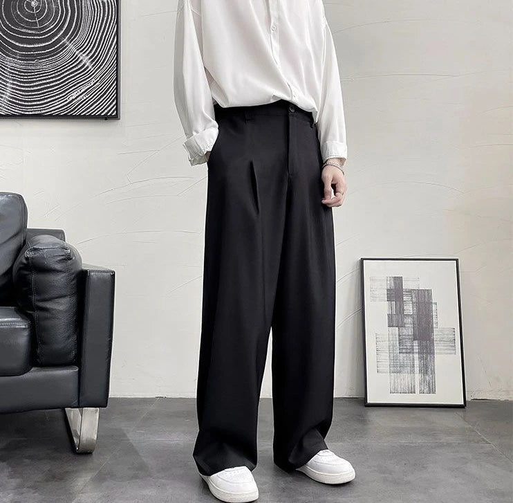 Men's Baggy Tailored Suit Pants