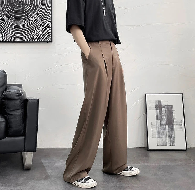 Men's Baggy Tailored Suit Pants