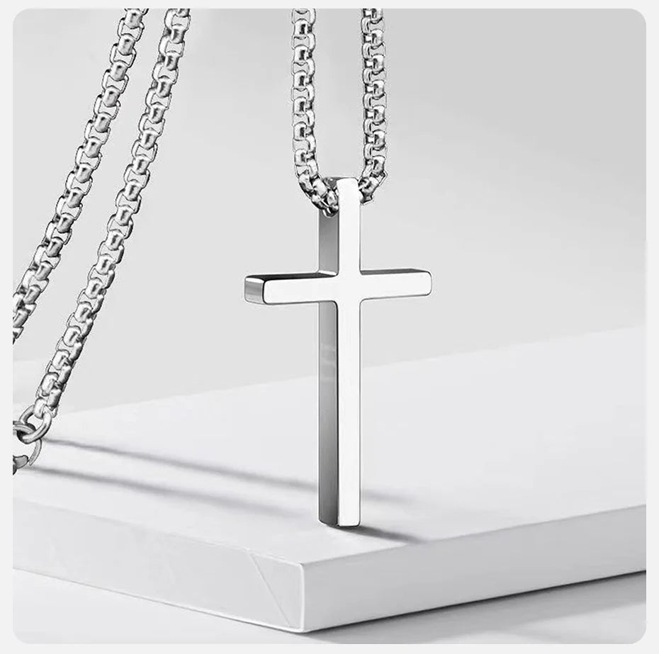 Silver Cross Necklace