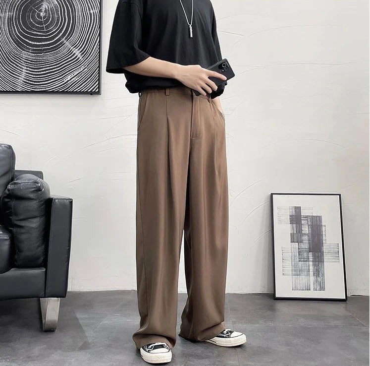 Men's Baggy Tailored Suit Pants