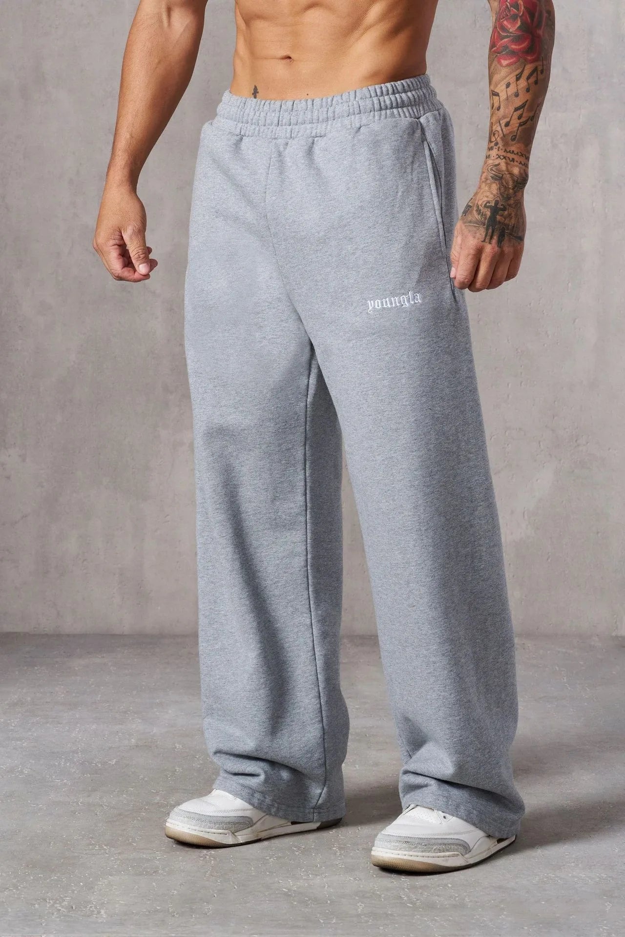 Men's Embroidered Athletic Joggers