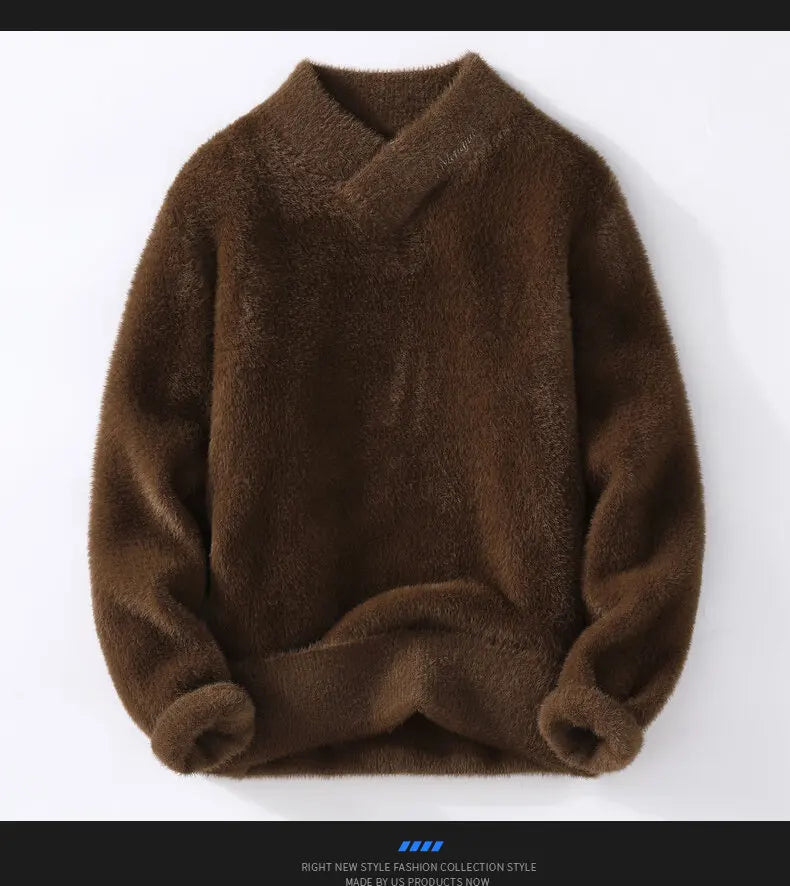 Men's V-Neck Wool Sweater