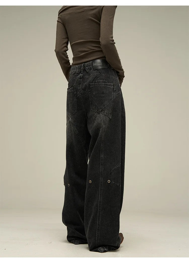 Men's Vintage Wide Leg Baggy Jeans