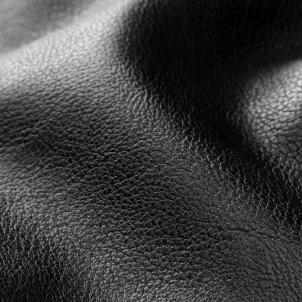 Men's Hooded Leather Jacket - Winter PU Leather Motorcycle Coat