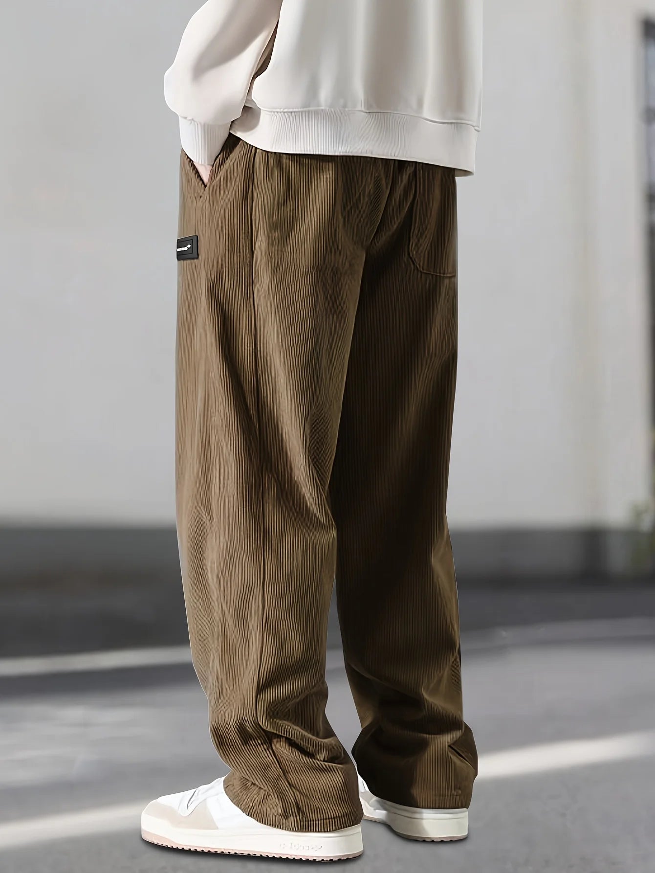 Men's Corduroy Straight Leg Pants