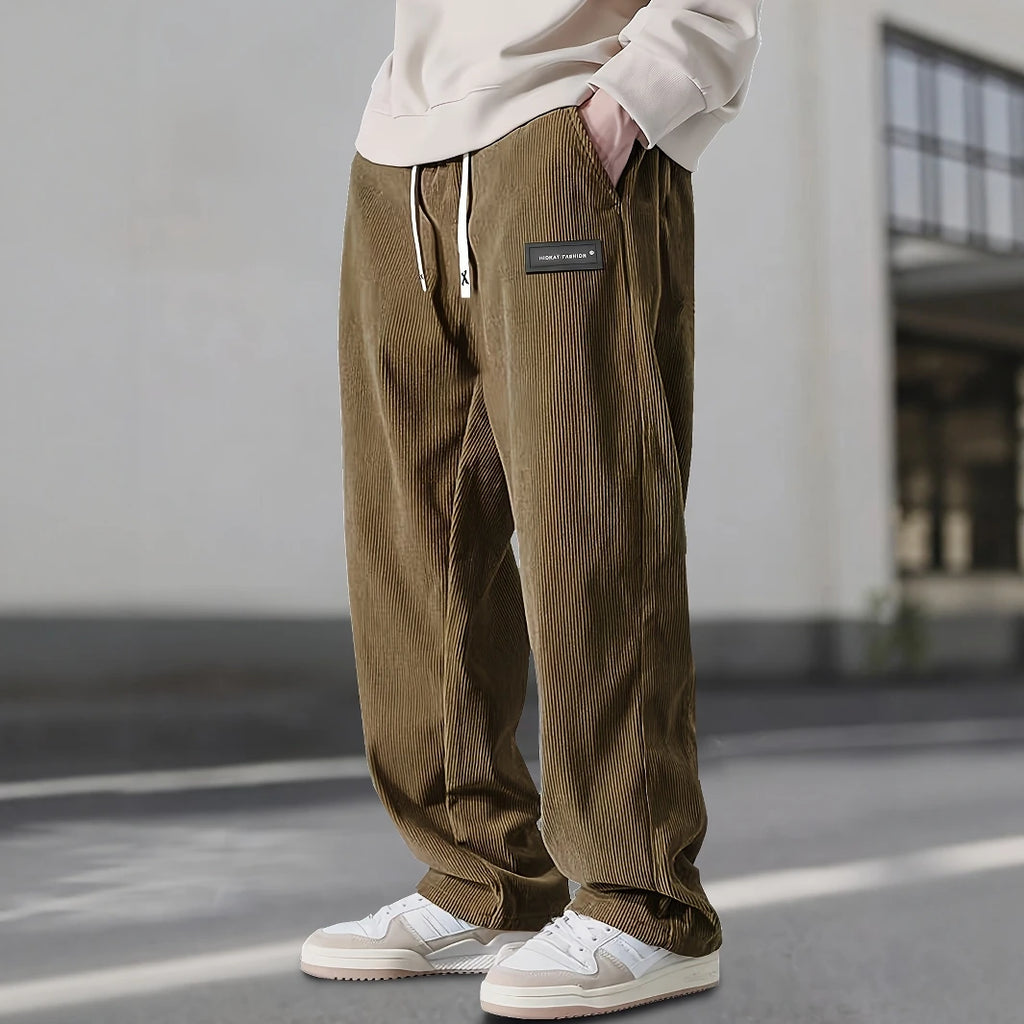 Men's Corduroy Straight Leg Pants