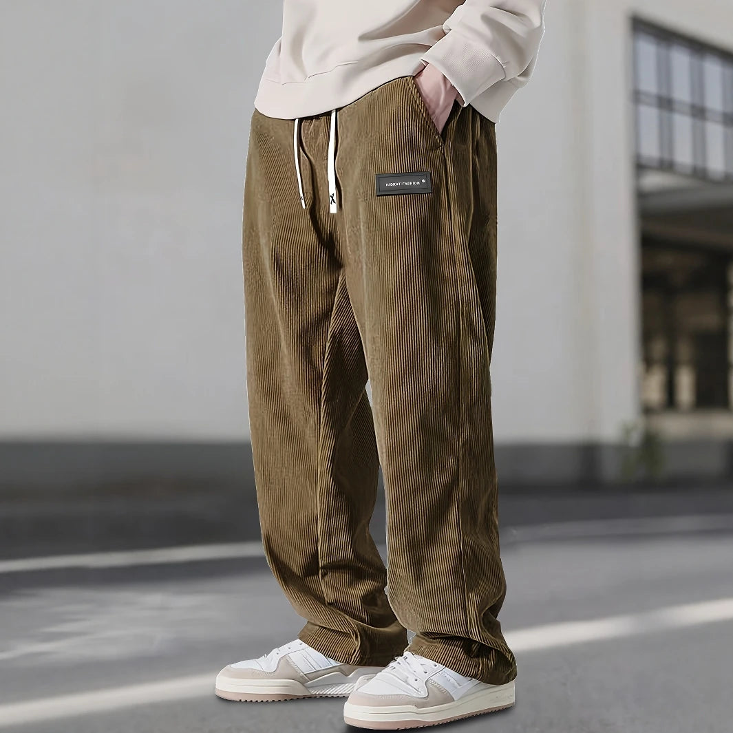 Men's Corduroy Straight Leg Pants