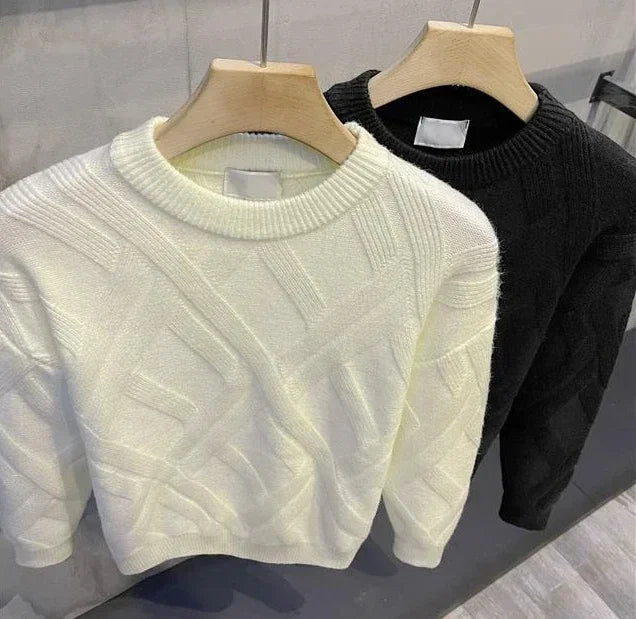 Men's Solid Color Crewneck Sweater