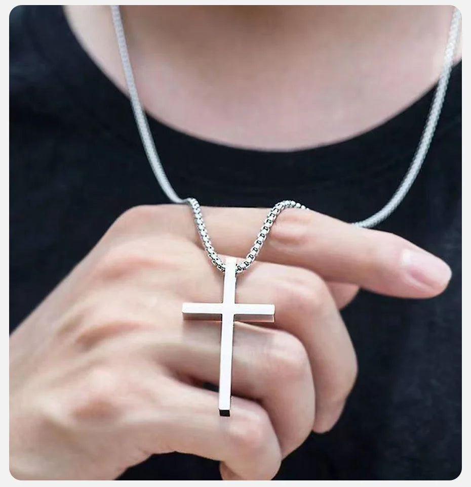 Silver Cross Necklace