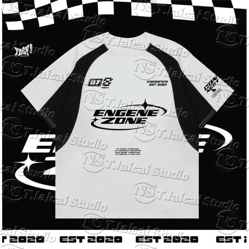 Men's Y2K T-shirt Summer Short Sleeves Clothing