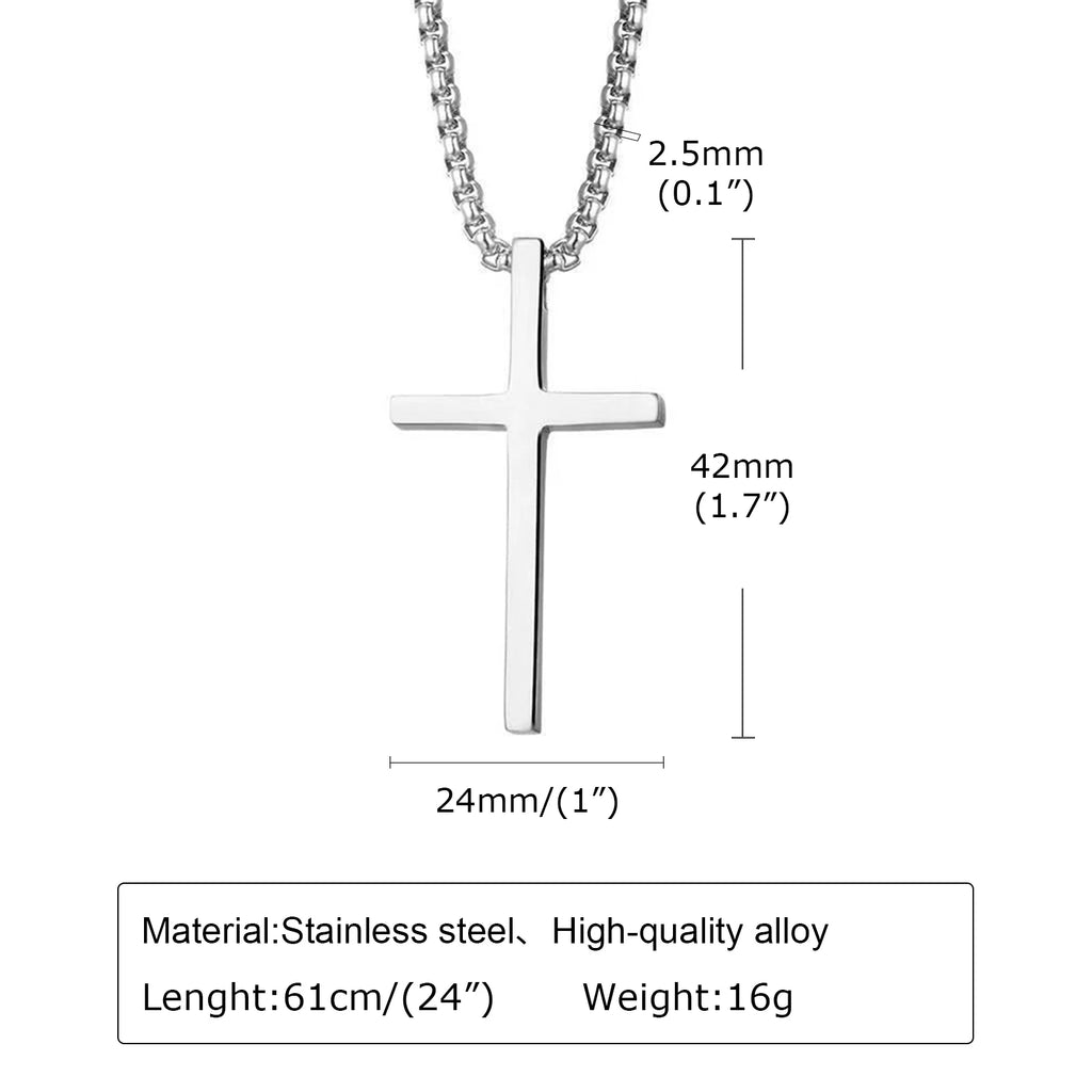 Silver Cross Necklace