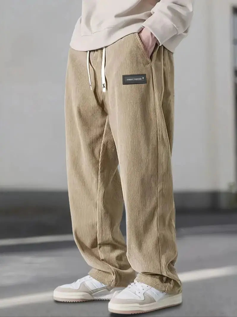 Men's Corduroy Straight Leg Pants