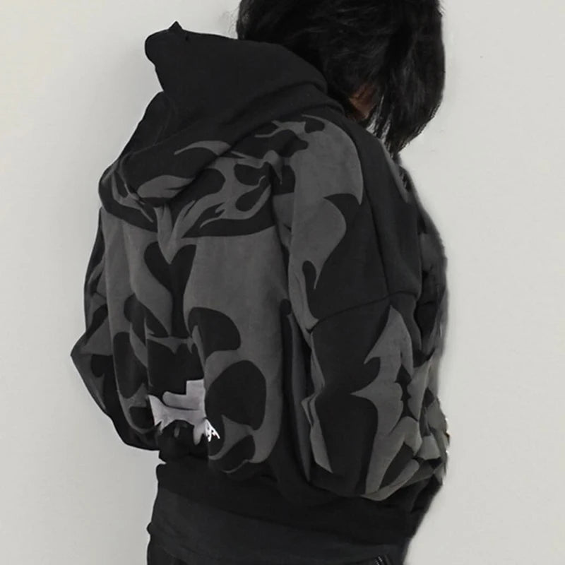 Men's Baggy Zipper Hoodie