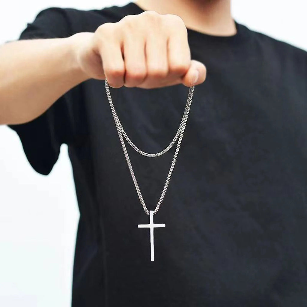 Silver Cross Necklace