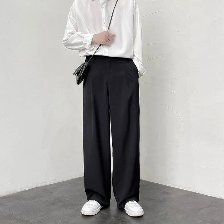 Men's Baggy Tailored Suit Pants