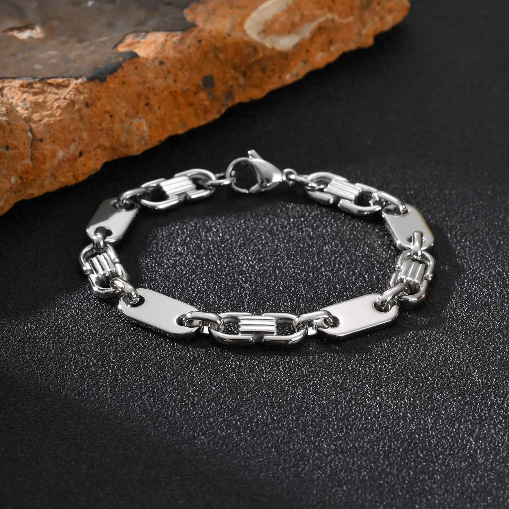 Men's Stainless Steel Chain Bracelet