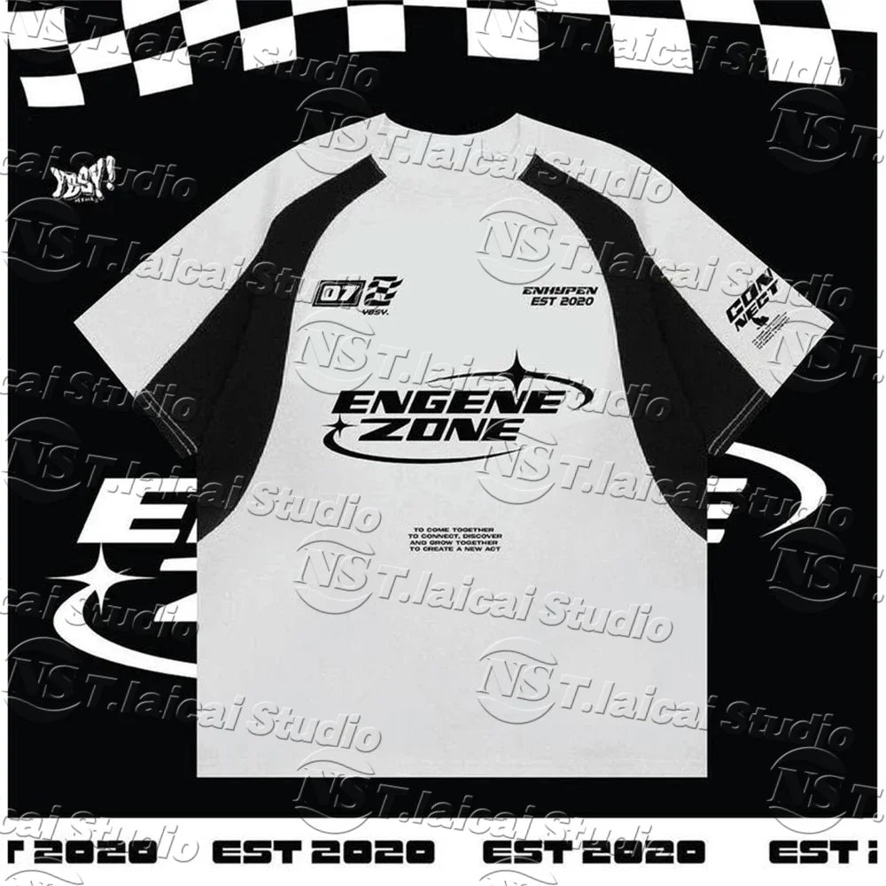 Men's Y2K T-shirt Summer Short Sleeves Clothing