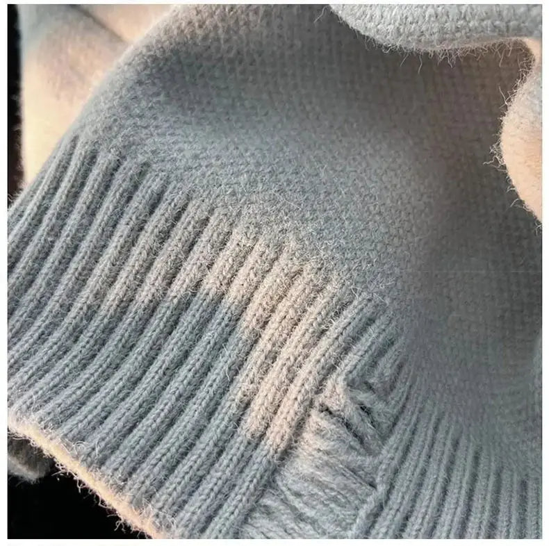 Men's Y2K Retro Distressed Sweater