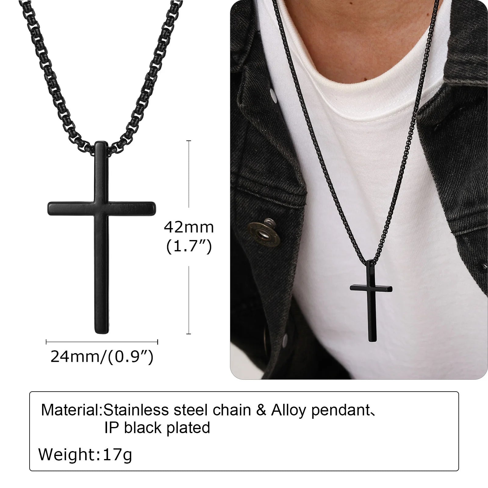 Silver Cross Necklace