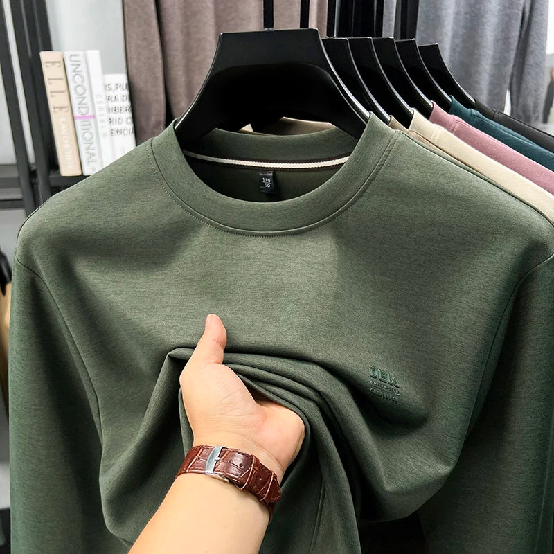 Men's Cotton Long Sleeve T-Shirt