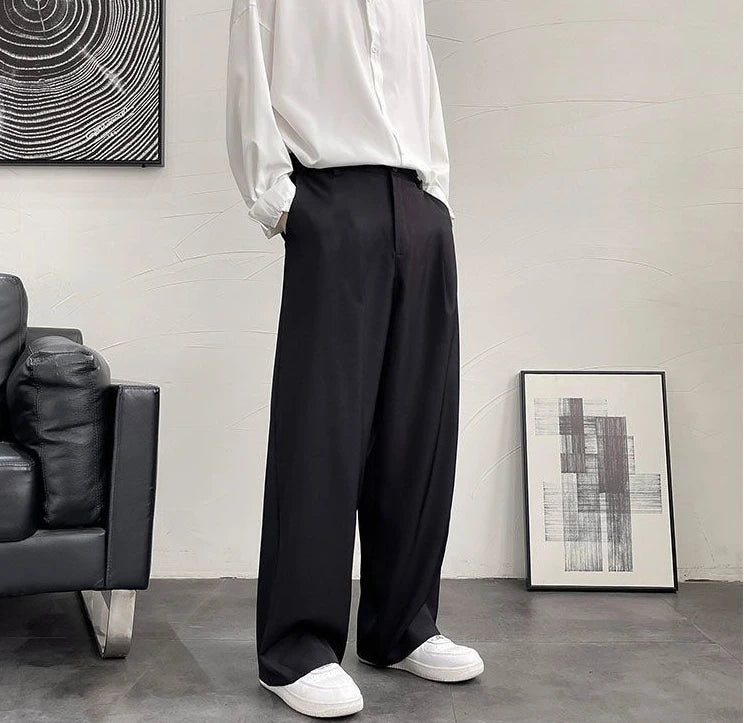 Men's Baggy Tailored Suit Pants
