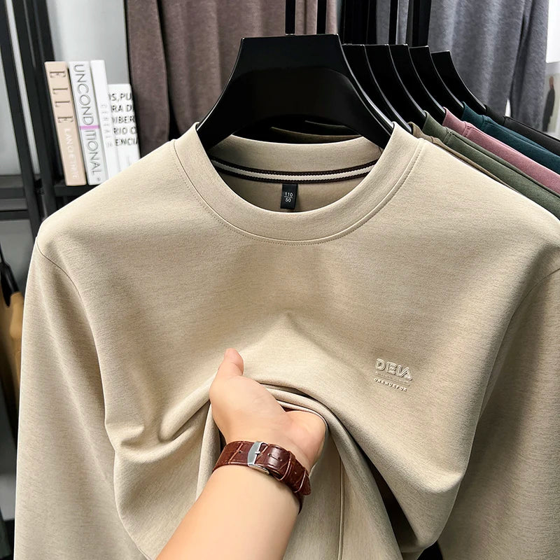 Men's Cotton Long Sleeve T-Shirt