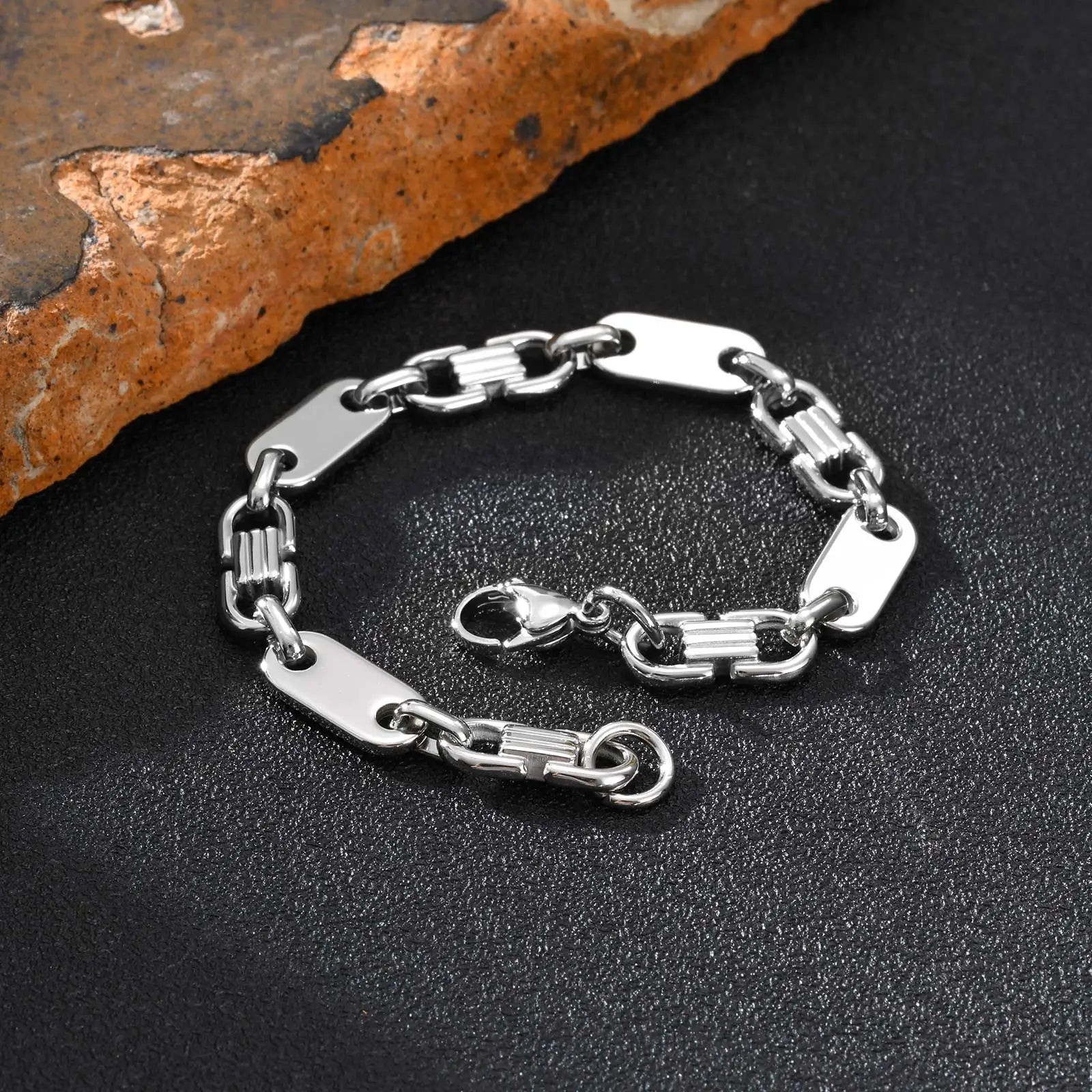 Men's Stainless Steel Chain Bracelet
