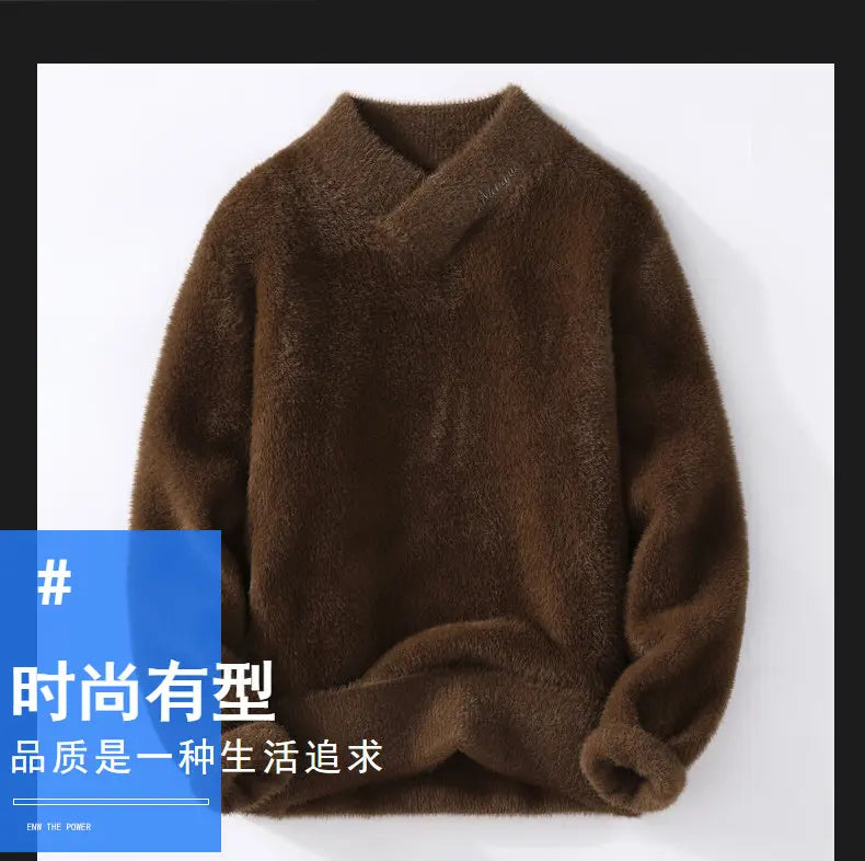 Men's V-Neck Wool Sweater