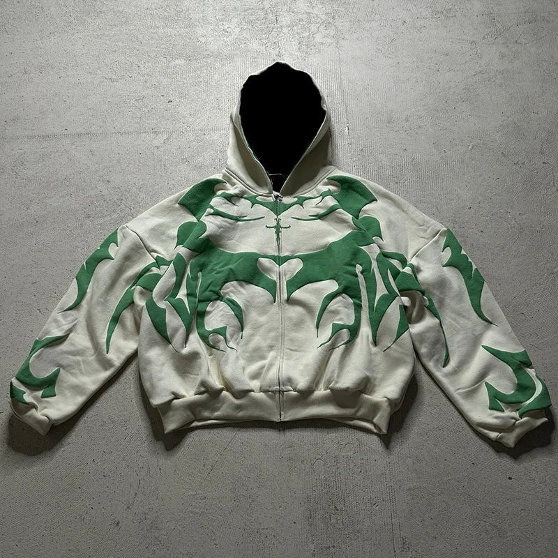 Men's Baggy Zipper Hoodie