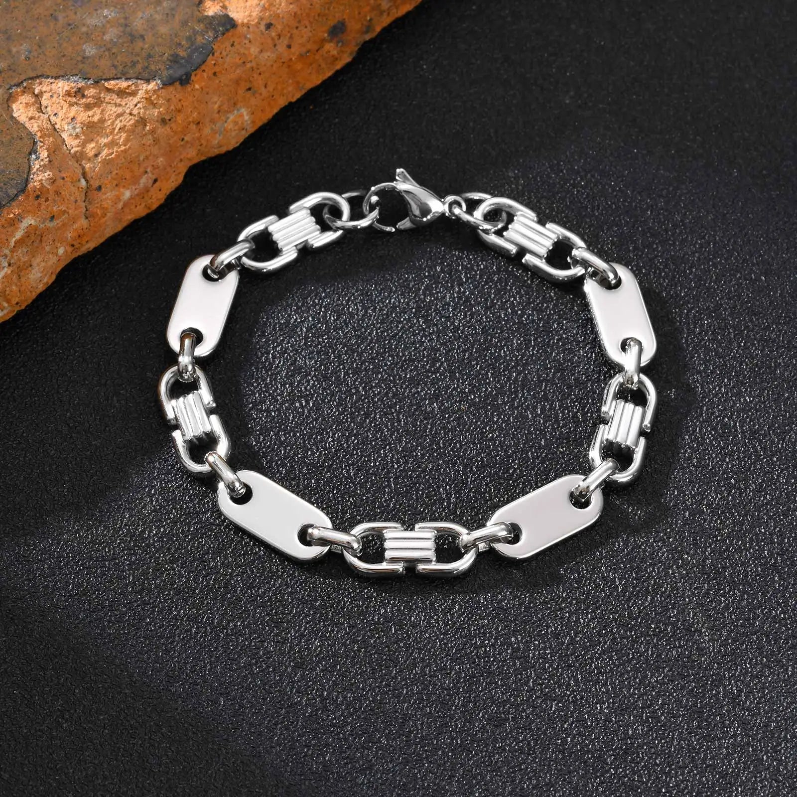 Men's Stainless Steel Chain Bracelet