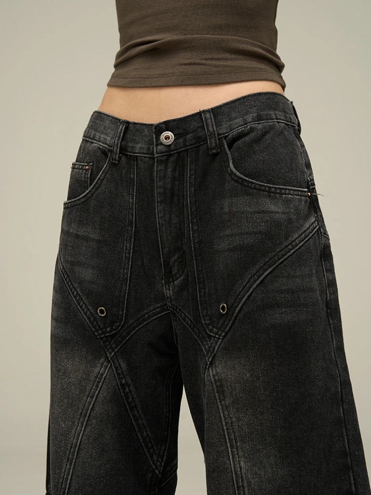 Men's Vintage Wide Leg Baggy Jeans