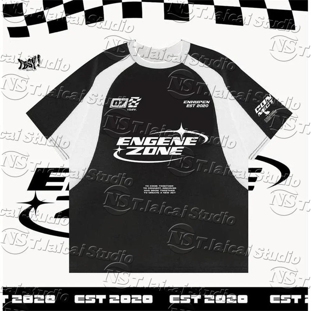 Men's Y2K T-shirt Summer Short Sleeves Clothing