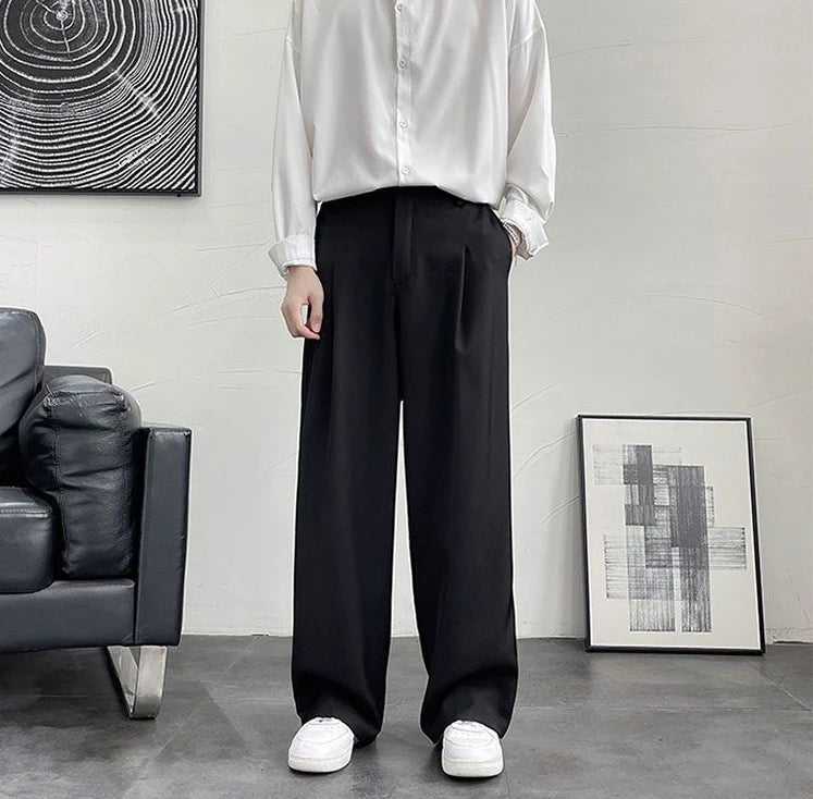 Men's Baggy Tailored Suit Pants