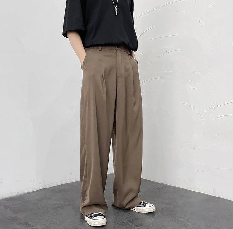 Men's Baggy Tailored Suit Pants