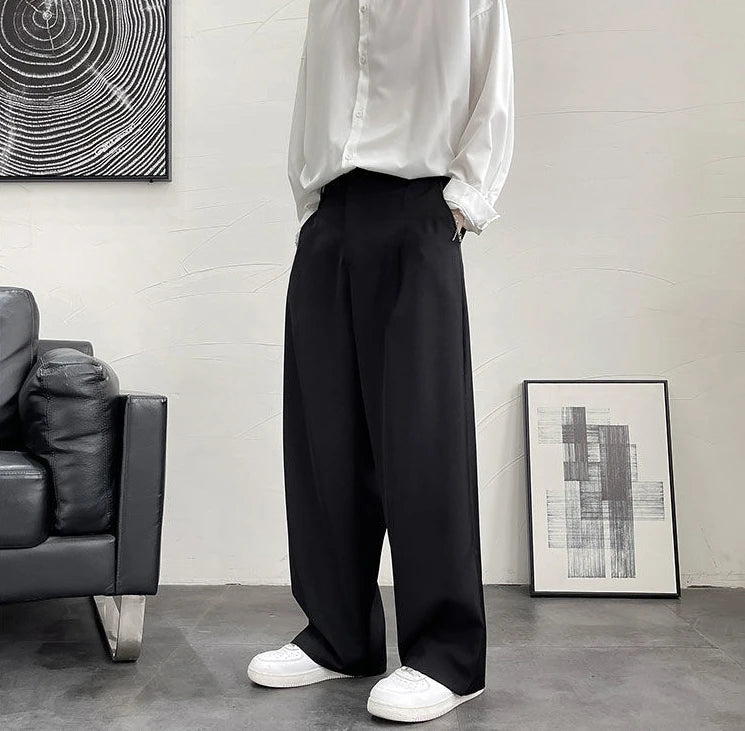 Men's Baggy Tailored Suit Pants