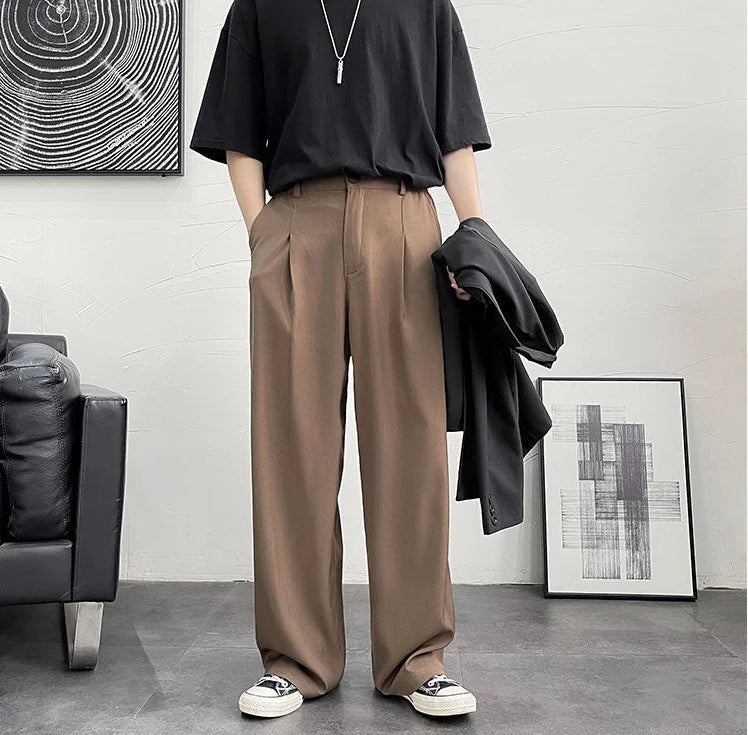 Men's Baggy Tailored Suit Pants