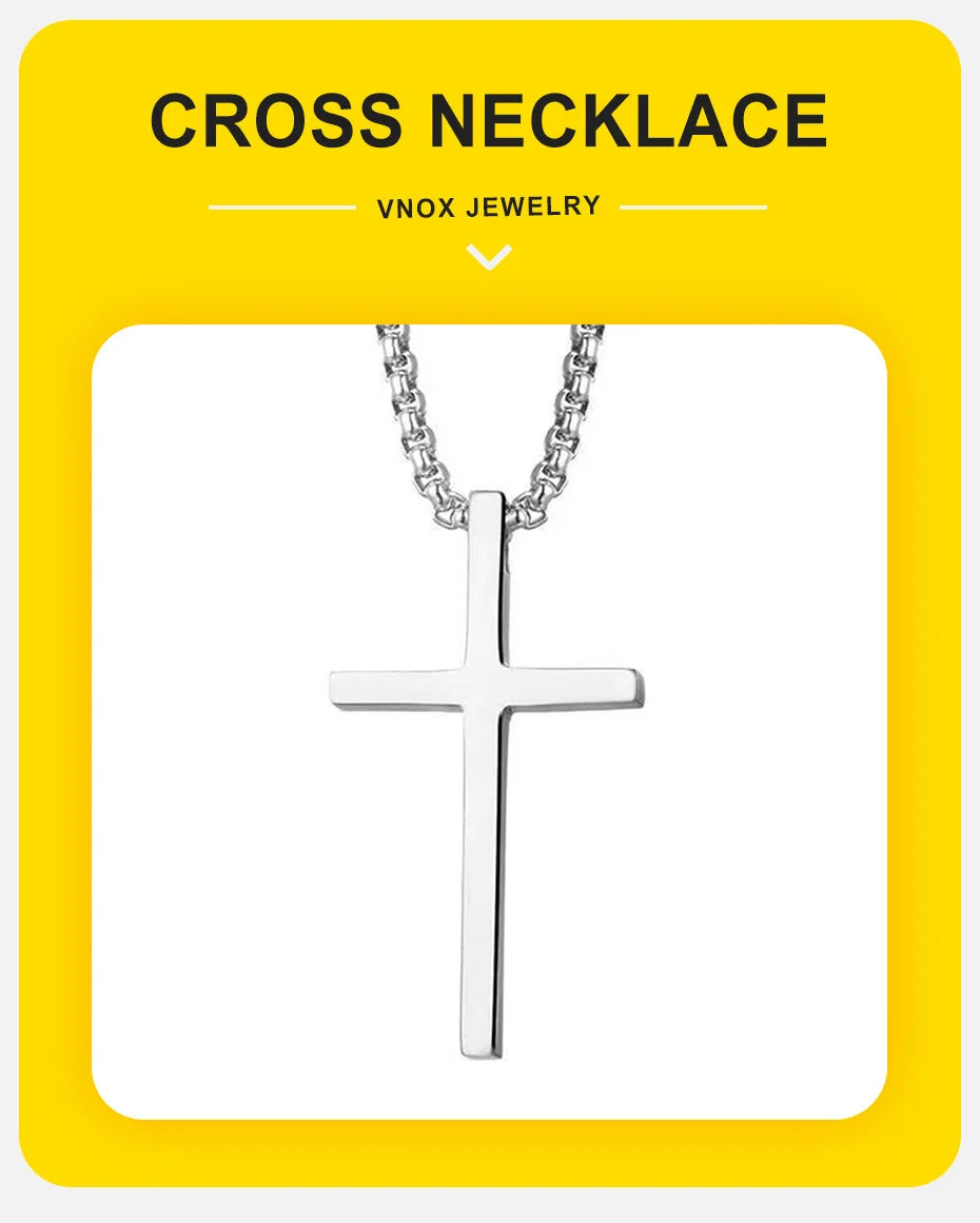 Silver Cross Necklace