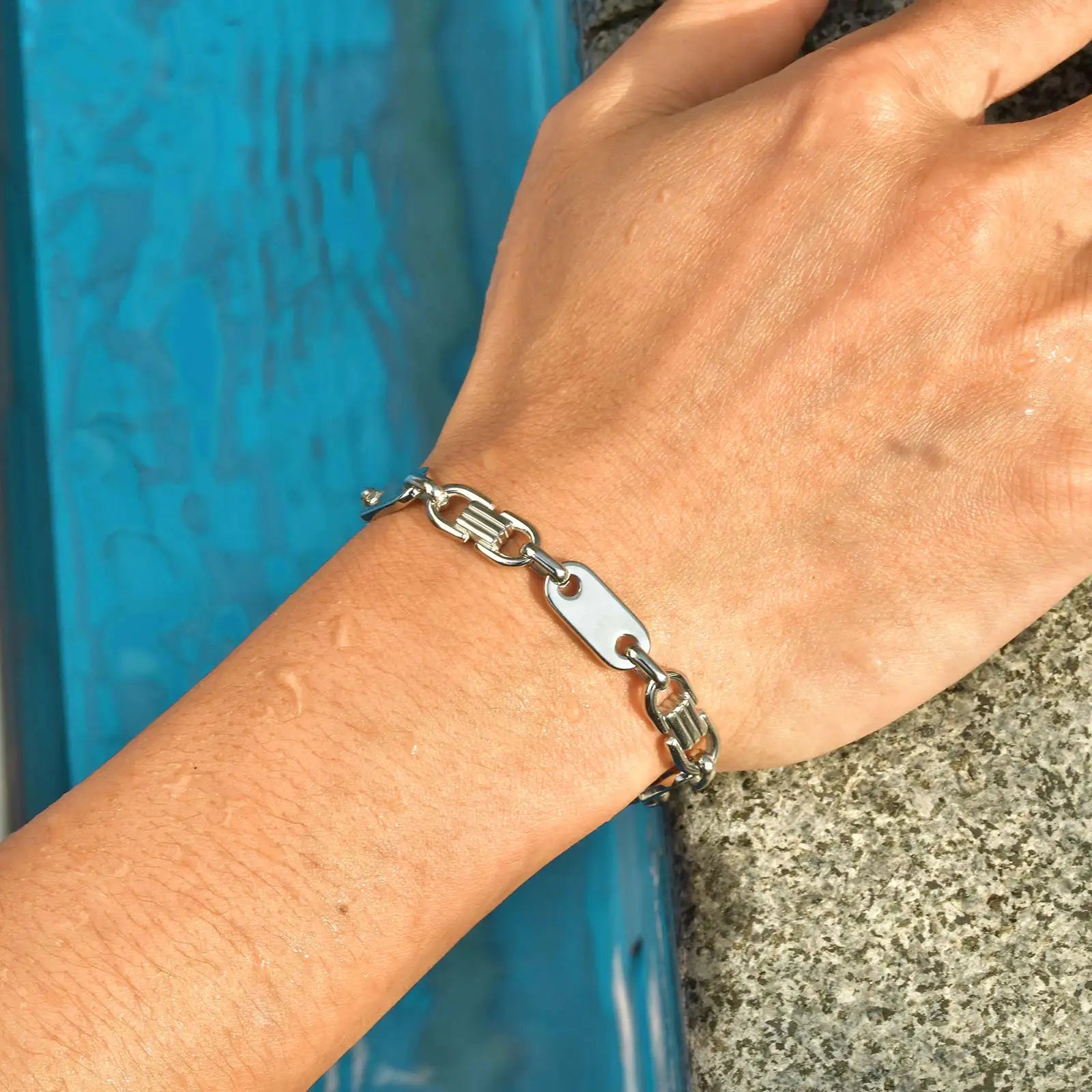 Men's Stainless Steel Chain Bracelet