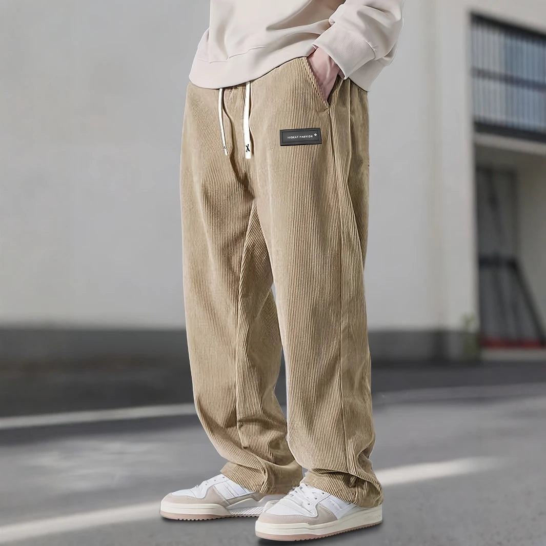Men's Corduroy Straight Leg Pants